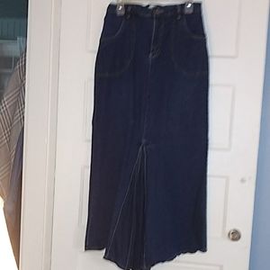 Maxi Denim Skirt